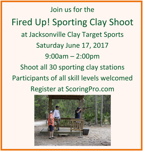 June 17 Fired Up! Sporting Clay Shoot Jacksonville Clay Target Sports