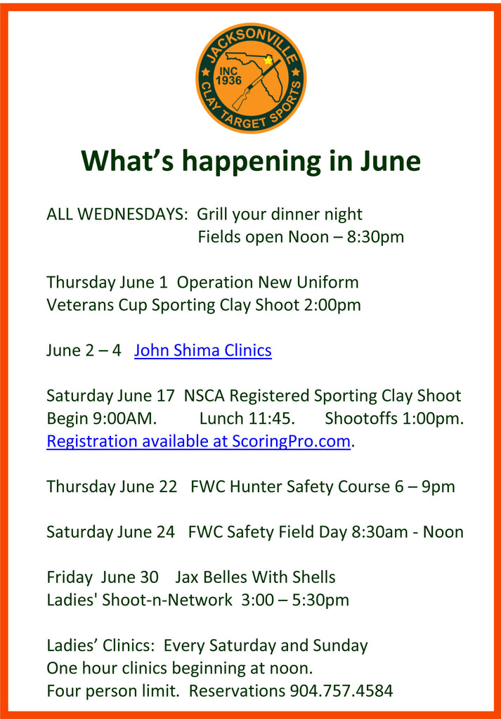 June Activities