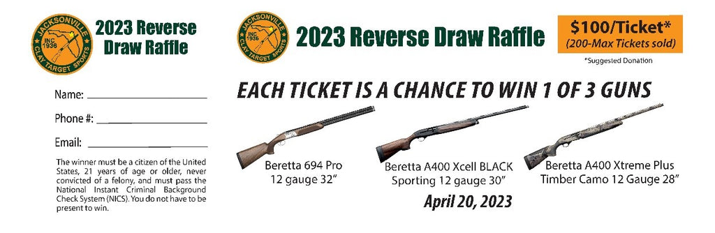 2023 Jacksonville Corporate Challenge Gun Raffle